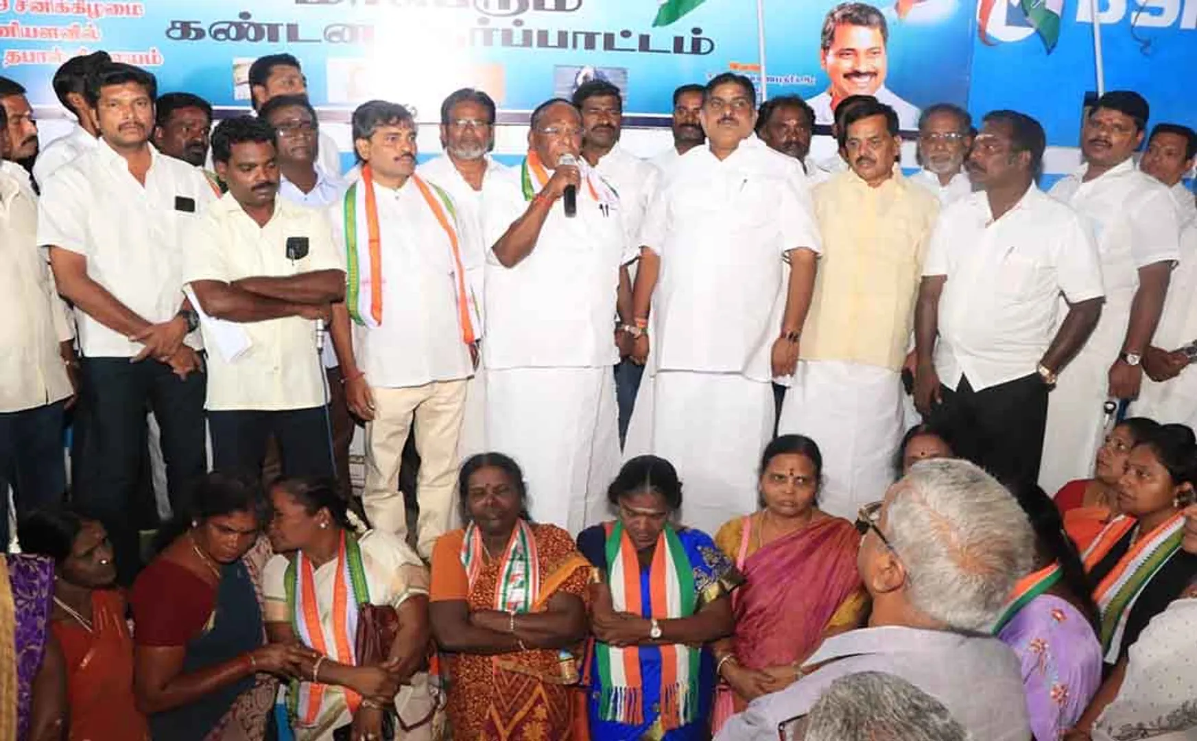 union bjp government did not implement the manifesto pondicherry cm narayansamy speech 